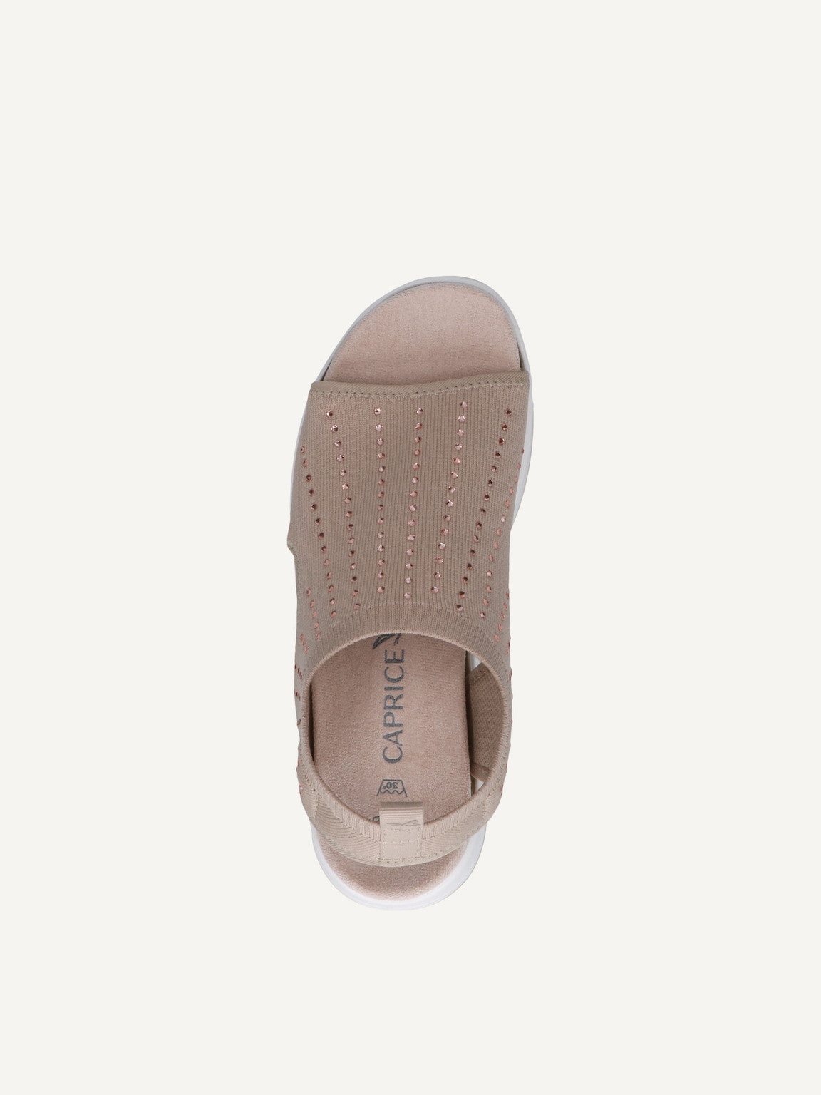 Caprice, Sandal - beige SAND KNIT, image 5 of 5