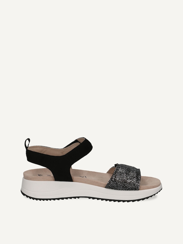 Caprice, Sandale en cuir - noir BLACK COMB, image 4 sur 6