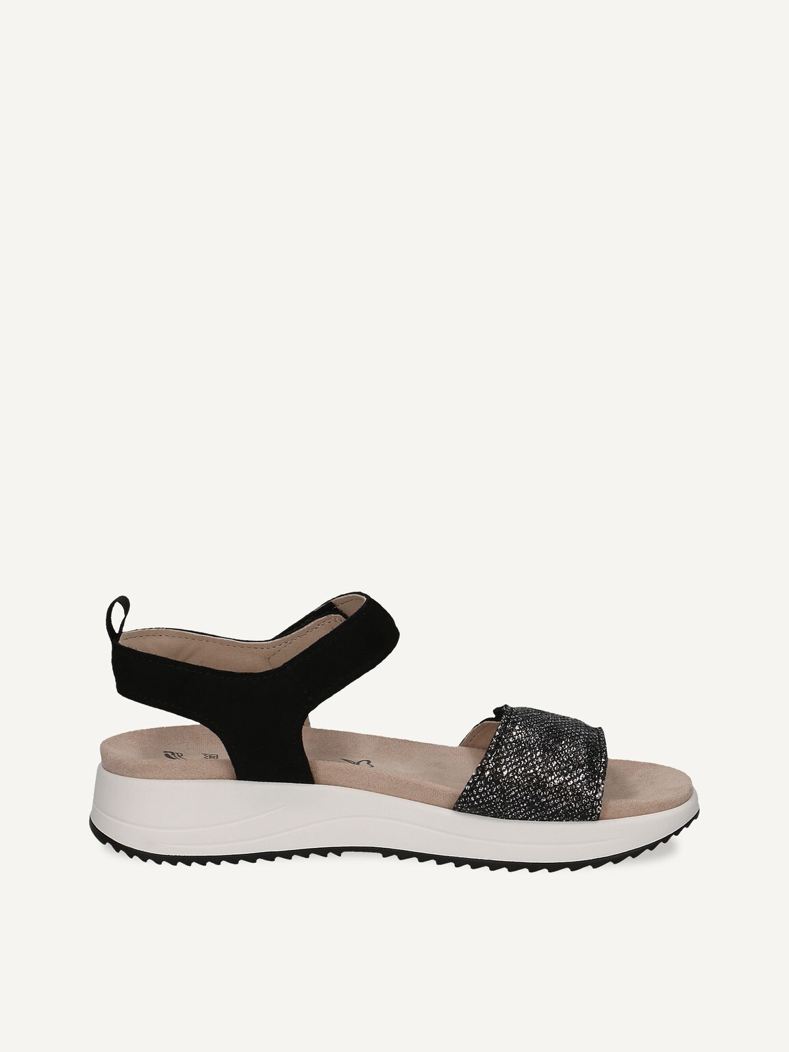 Caprice, Leather Sandal - black BLACK COMB, image 4 of 6