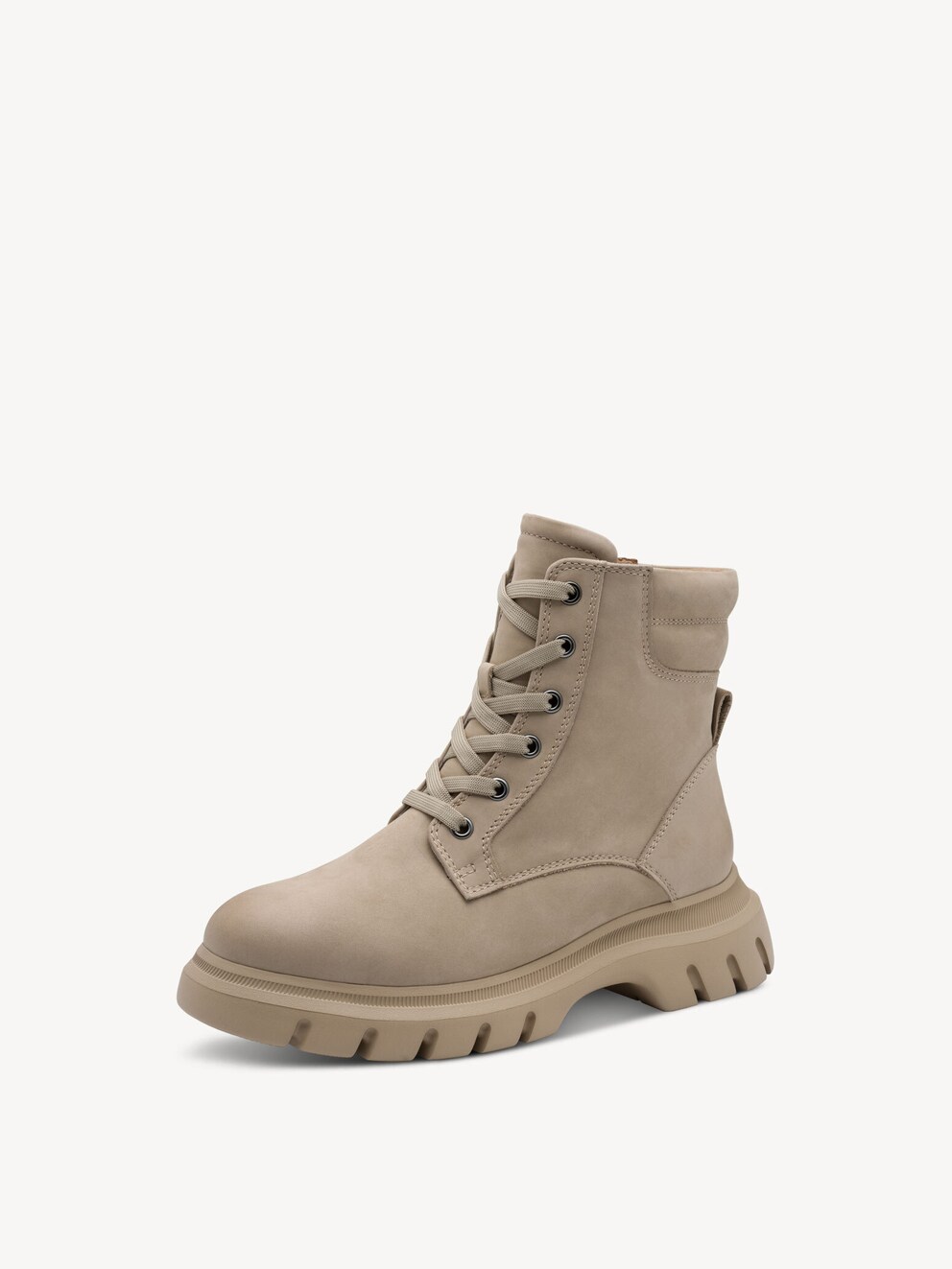 Marco Tozzi, Lederstiefelette - beige Warmfutter TAUPE, Bild 1 von 7