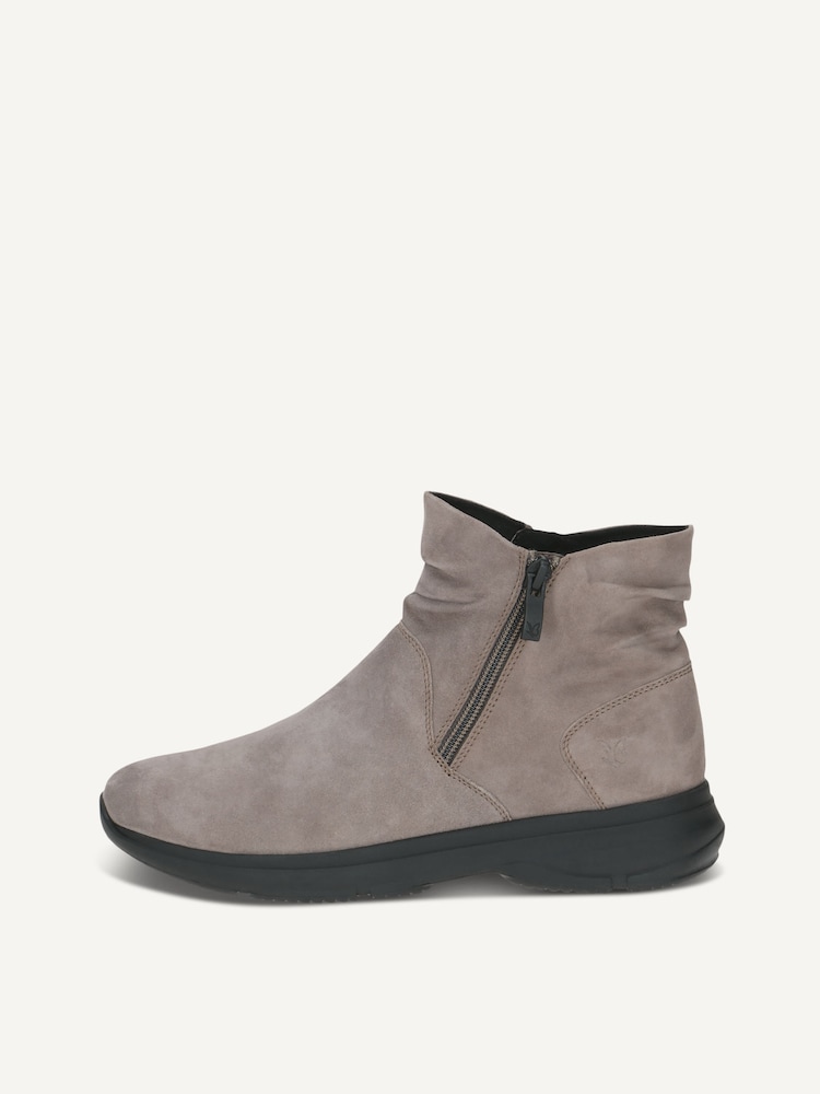 Caprice, Leather Bootie - beige DK TAUPE SUEDE, image 3 of 6