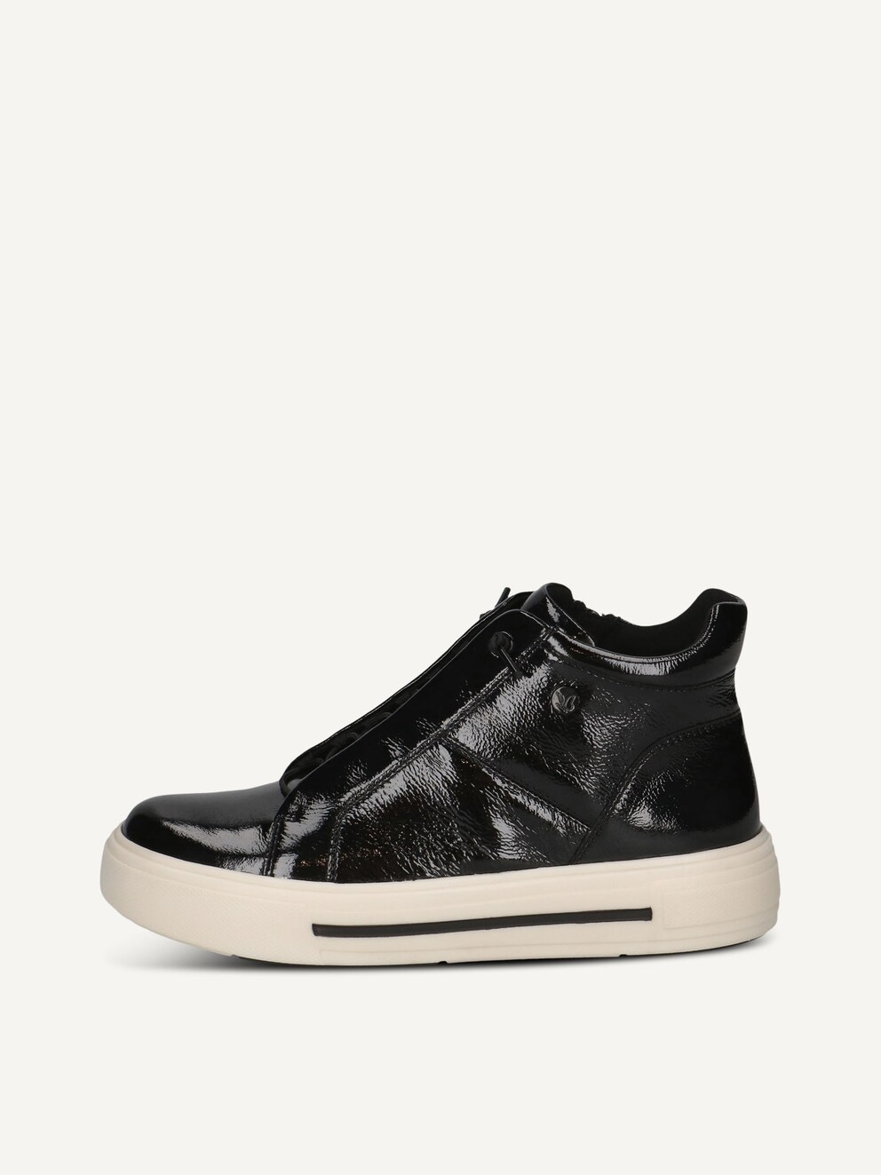 Caprice, Basket en cuir - noir BLACK NAPLAK, image 1 sur 5