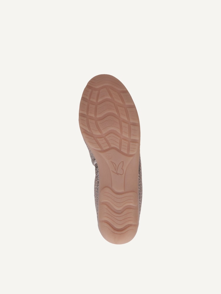 Caprice, Leather Ballerina - brown TAUPE METALLIC, image 5 of 6