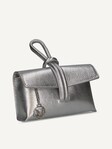 Not selected, Caprice, Leather Bag SILVER METALL.