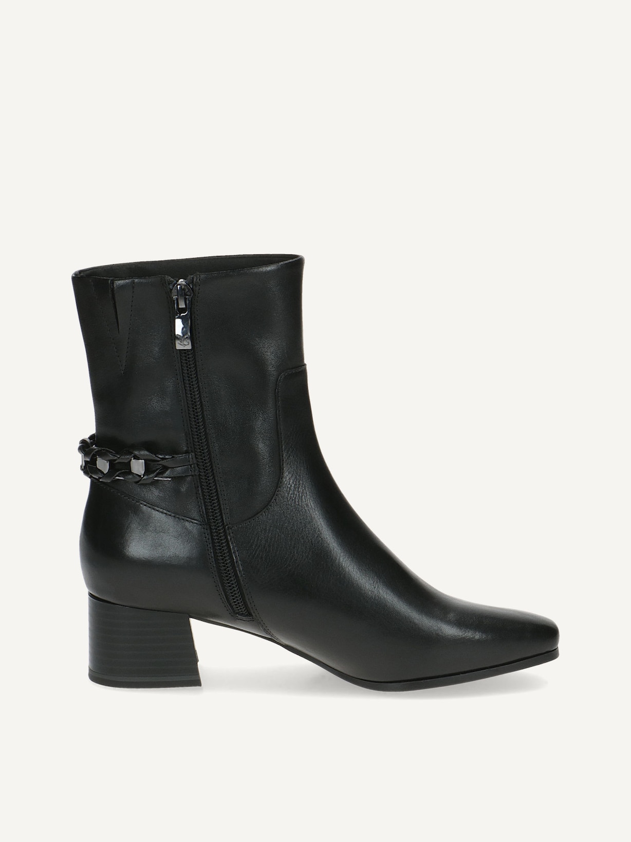 Caprice, Bottine en cuir - noir BLACK NAPPA, image 3 sur 5