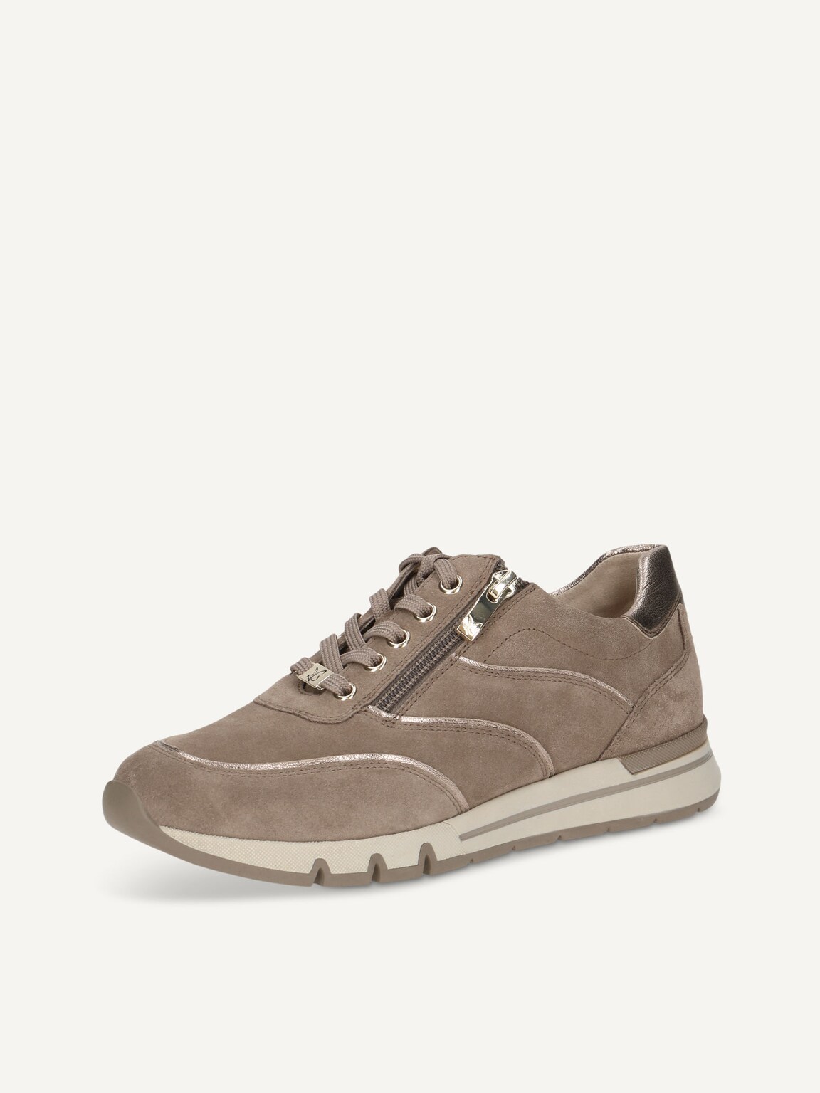 Caprice, Leather Sneaker - beige TAUPE COMB, image 1 of 5