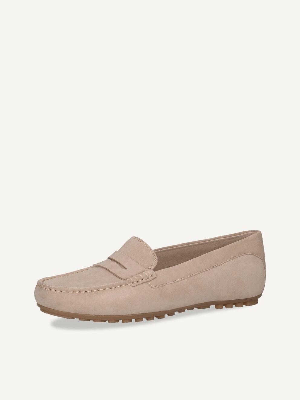 Caprice, Mocassin en cuir - beige SAND SUEDE, image 2 sur 5