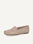 Not selected, Caprice, Leather Moccasin - beige SAND SUEDE