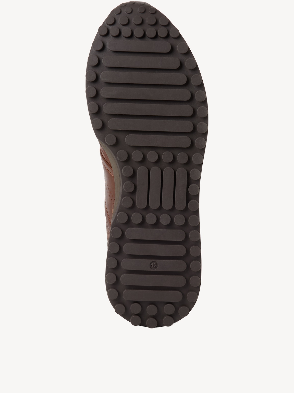 Marco Tozzi, Leather Sneaker - brown, BROWN COMB, Image 4 of 6
