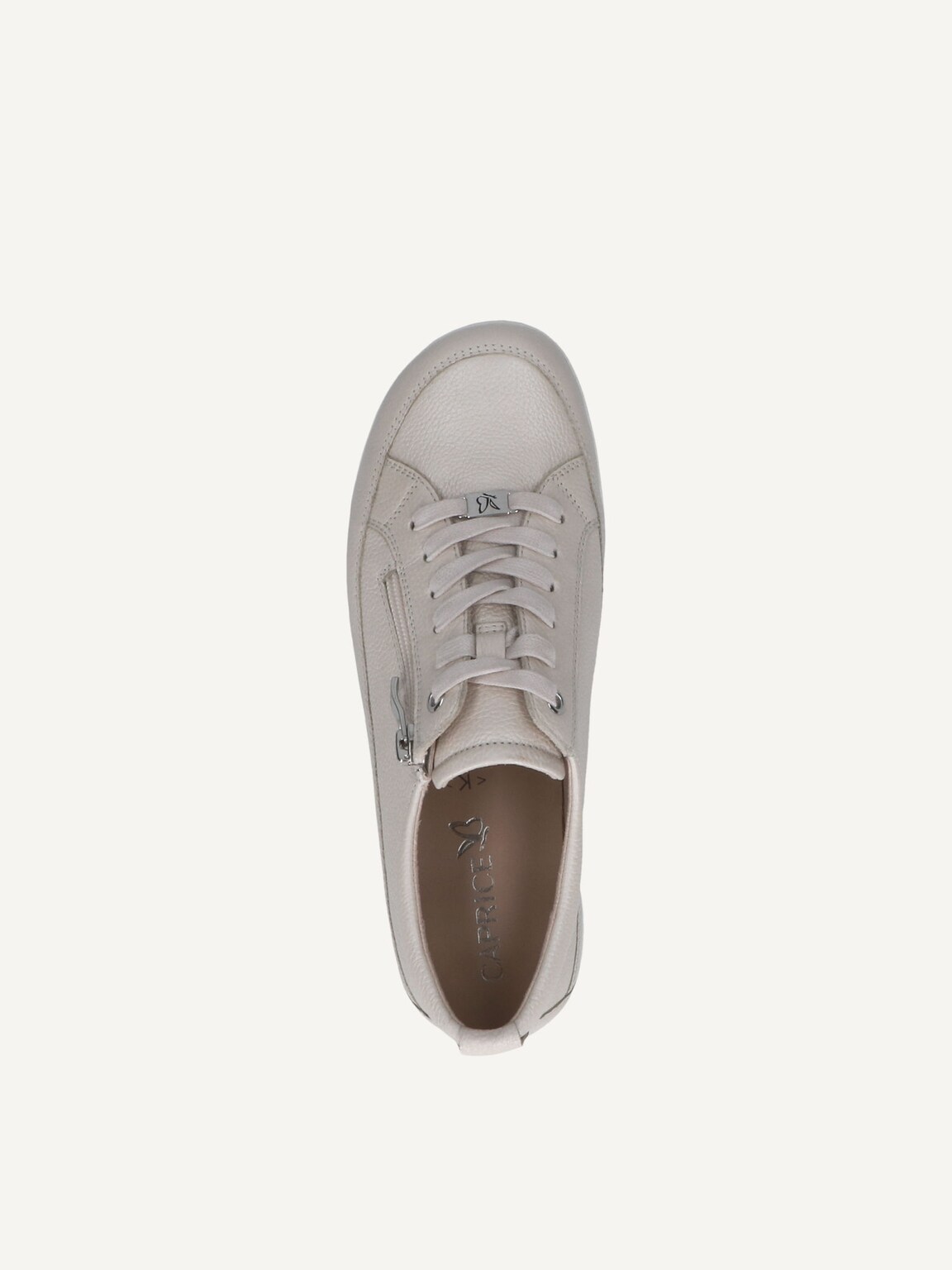 Caprice, Leather Low shoes - white PEARL NAPPA, image 5 of 5