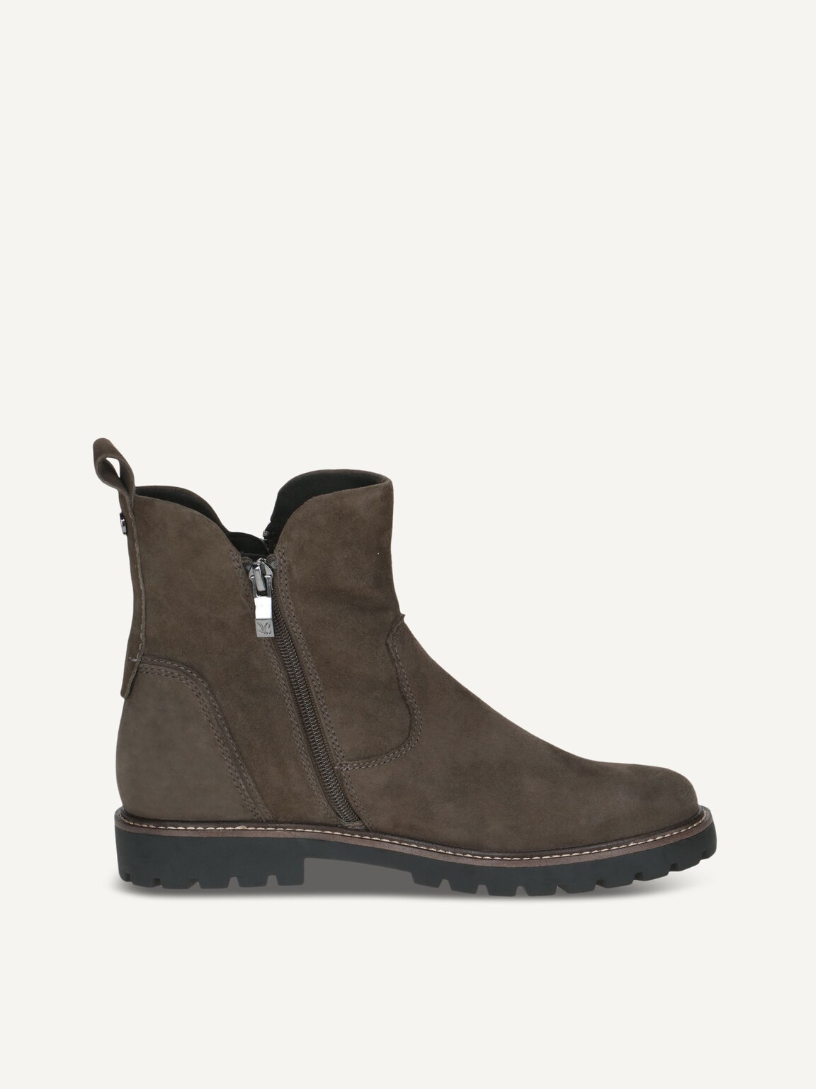 Caprice, Leather Bootie - grey DK GREY SUEDE, image 4 of 6