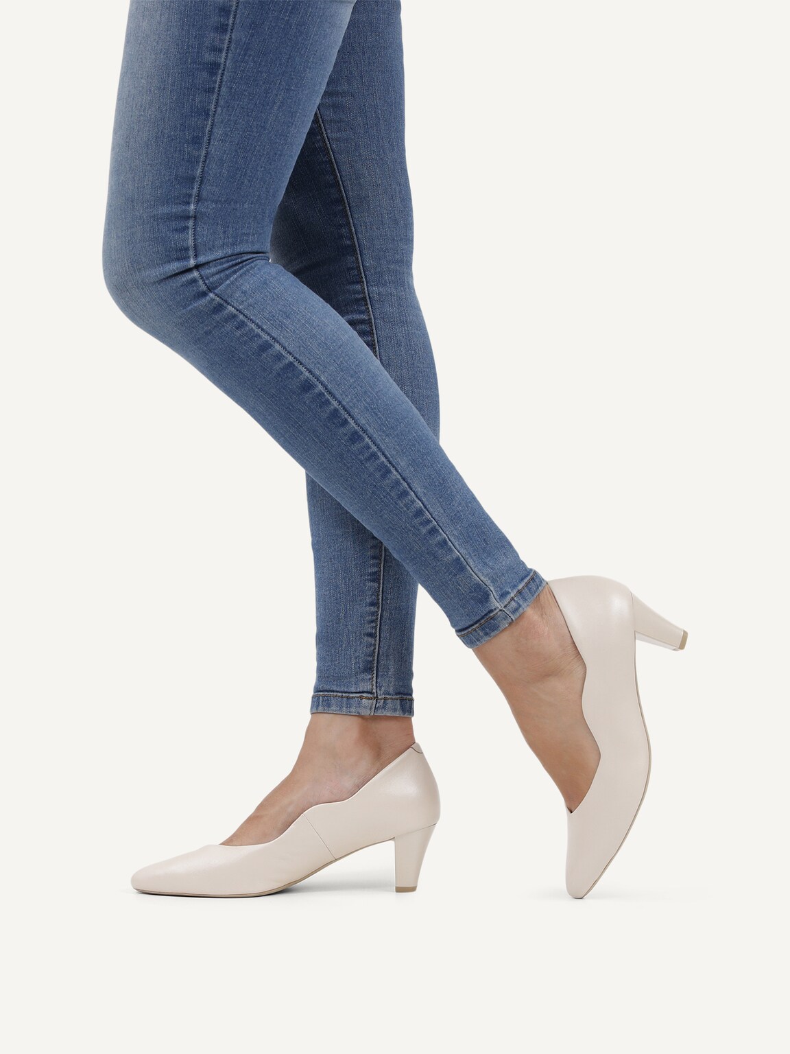 Caprice, Leather Pumps - beige CREAM PERLATO, image 3 of 7