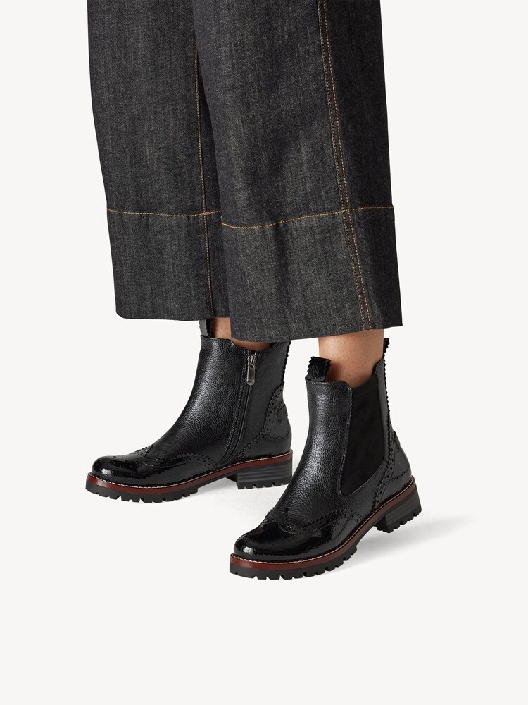 Marco Tozzi, Chelsea Boot - schwarz BLACK PAT.COMB, Bild 2 von 7
