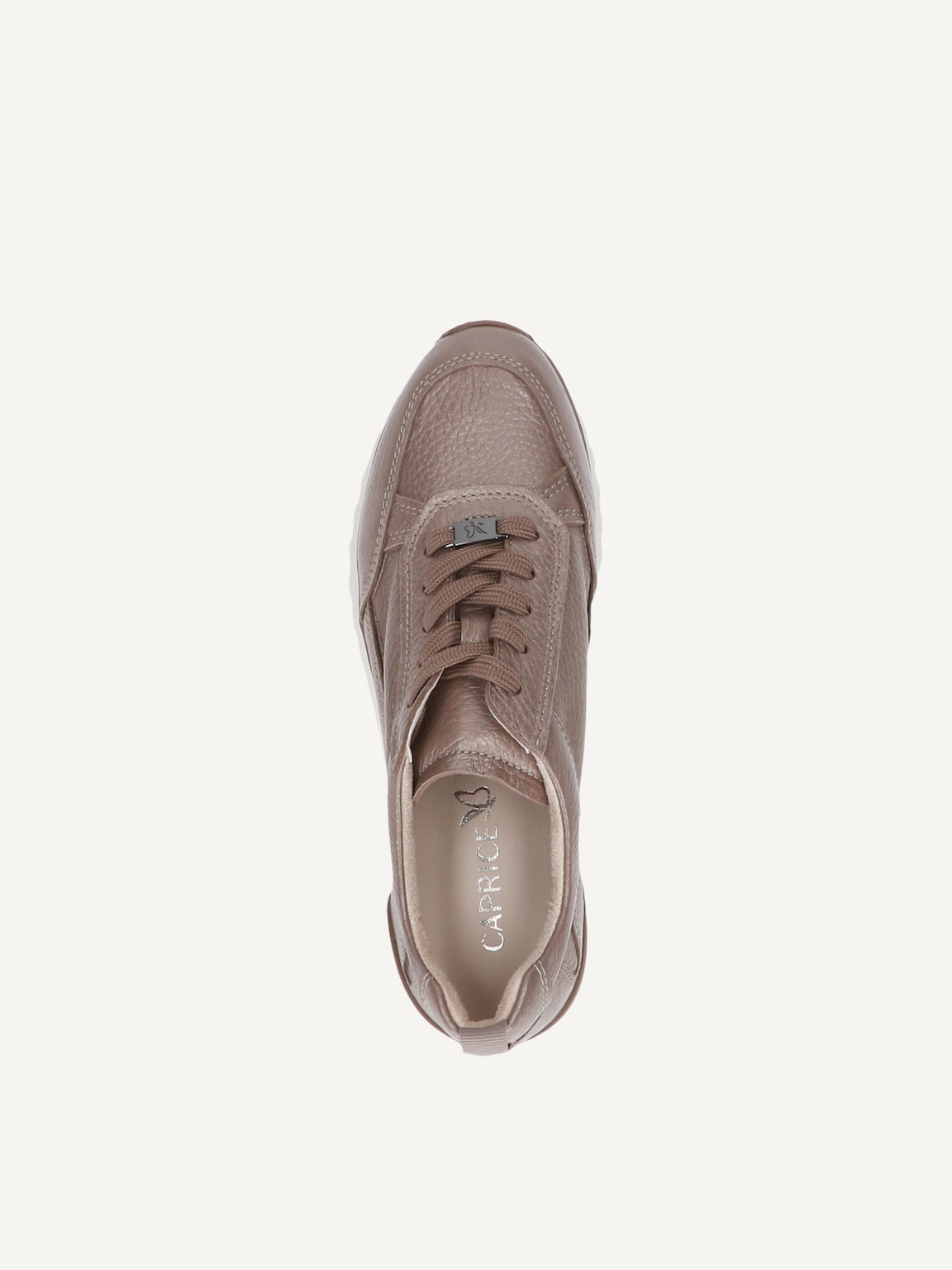 Caprice, Leather Sneaker - metallic TITAN DEER, image 5 of 5