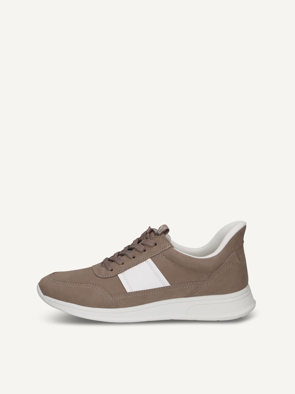 Caprice, Basket en cuir - marron MUD/WHITE, image 1 sur 5