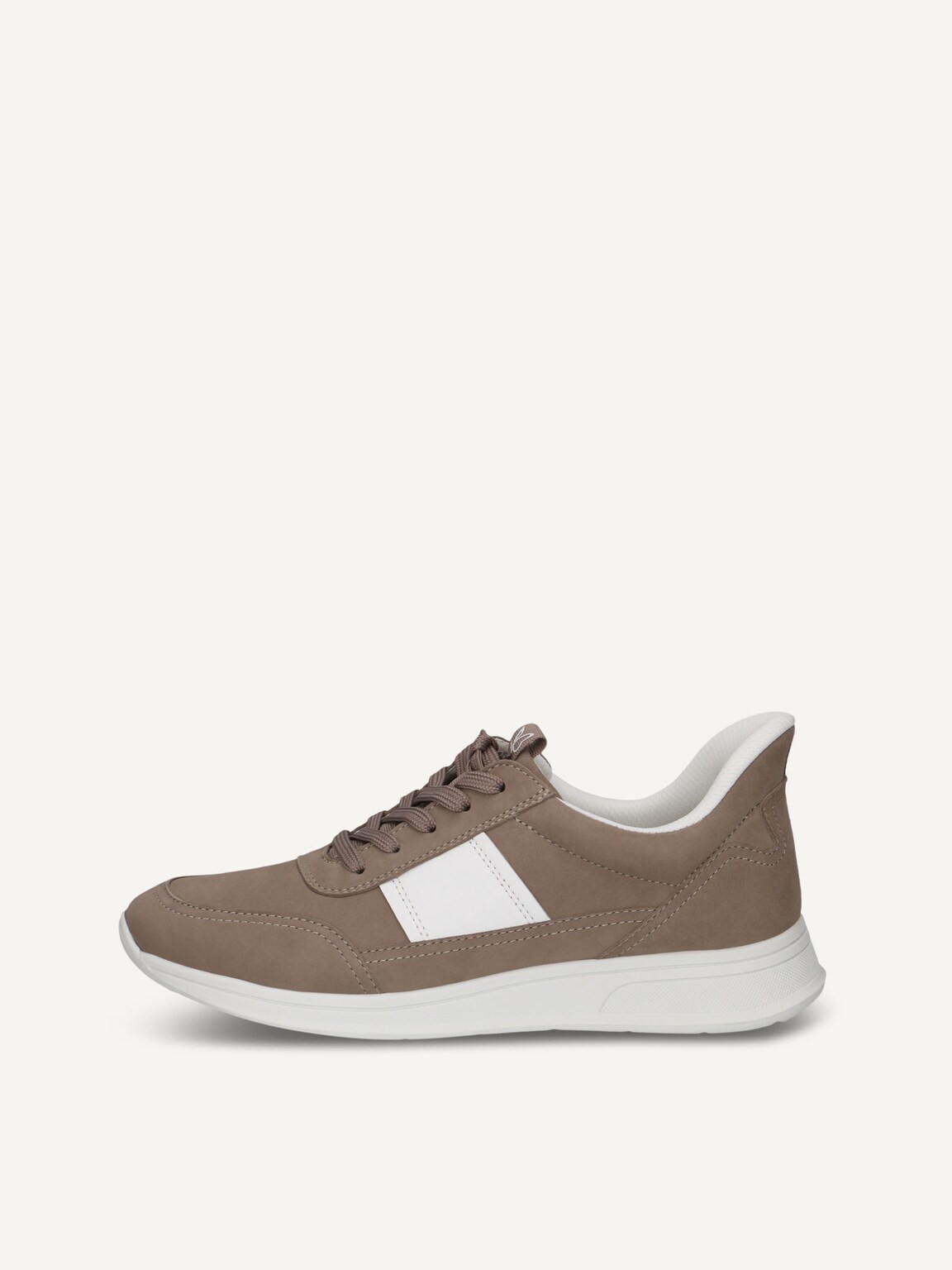 Caprice, Leather Sneaker - brown MUD/WHITE, image 2 of 5