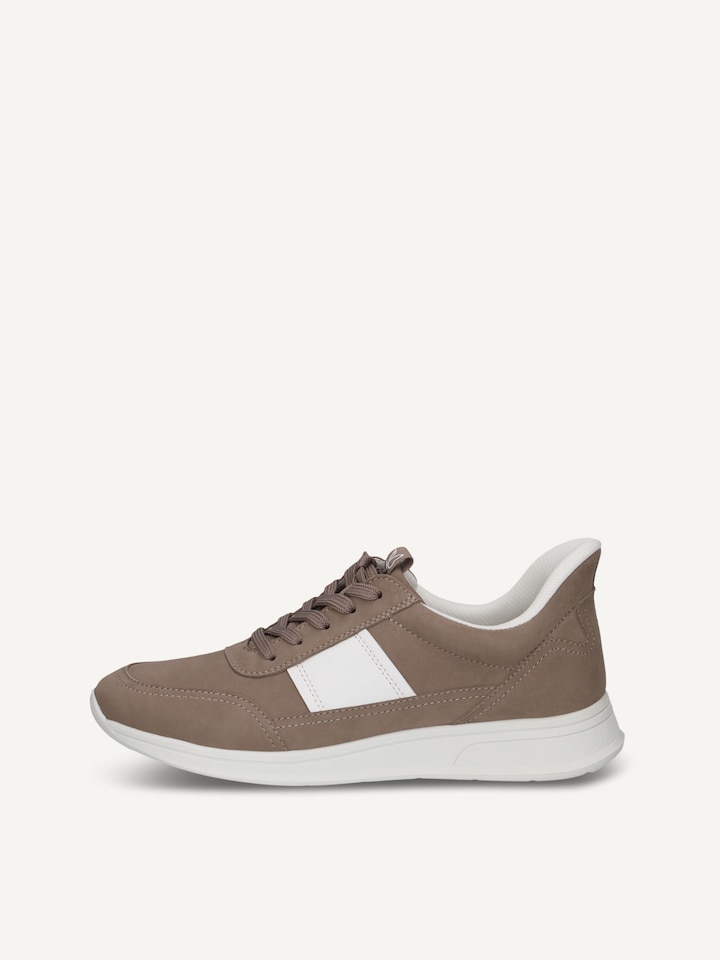 Caprice, Basket en cuir - marron MUD/WHITE