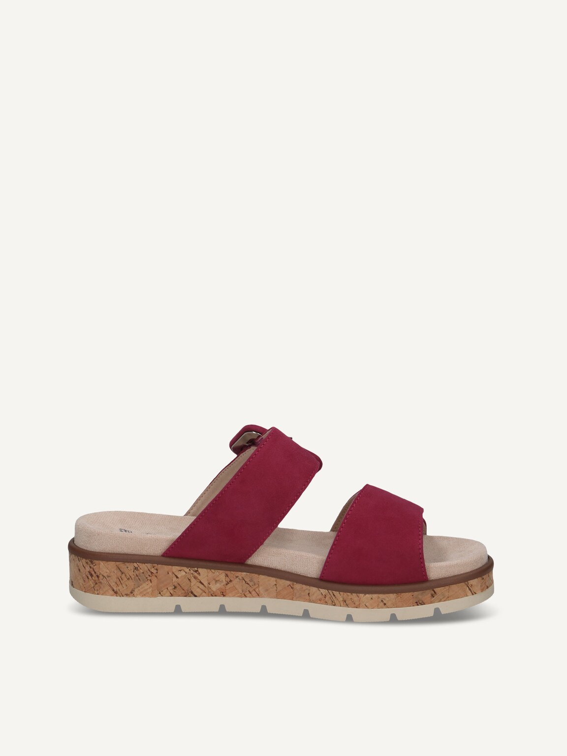 Caprice, Leather Mule - pink FUCHSIA SUEDE, image 3 of 5