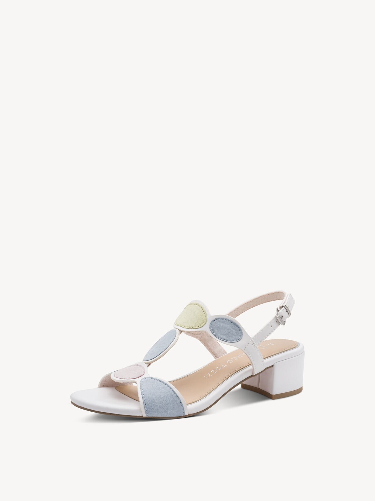 Marco Tozzi, Sandaal - wit WHITE MULTI, afbeelding 1 van 6