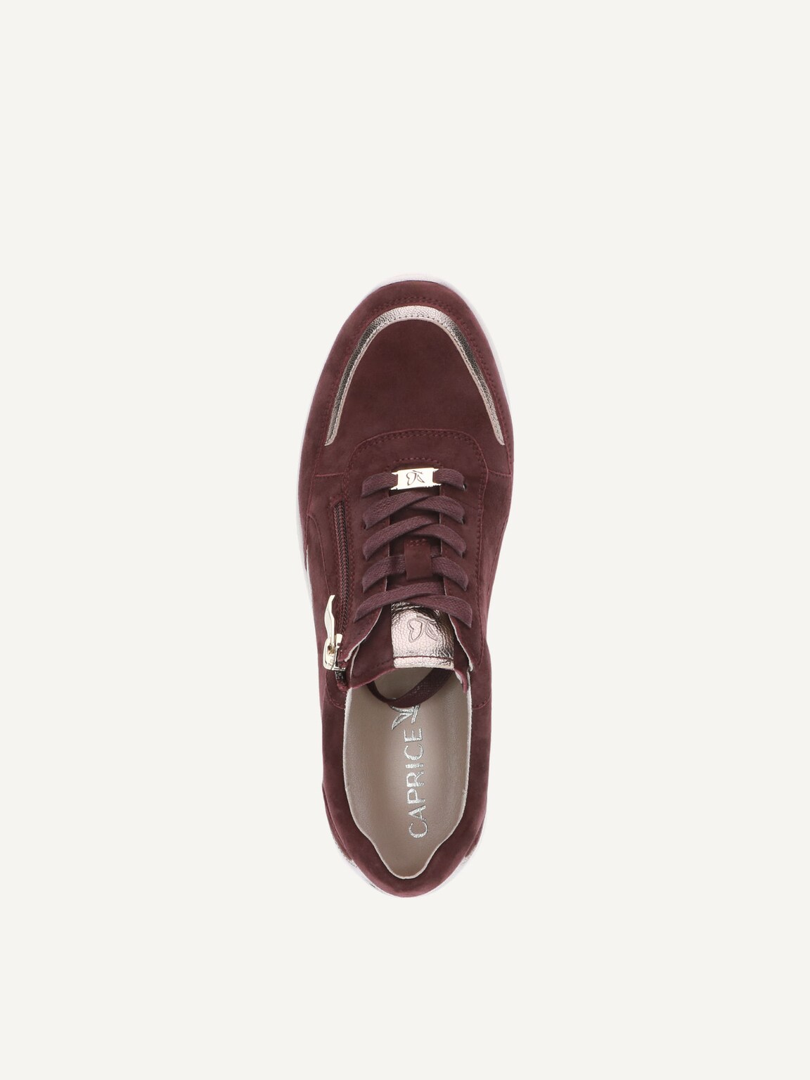 Caprice, Leather Low shoes - red BORDEAUX COMB, image 6 of 6