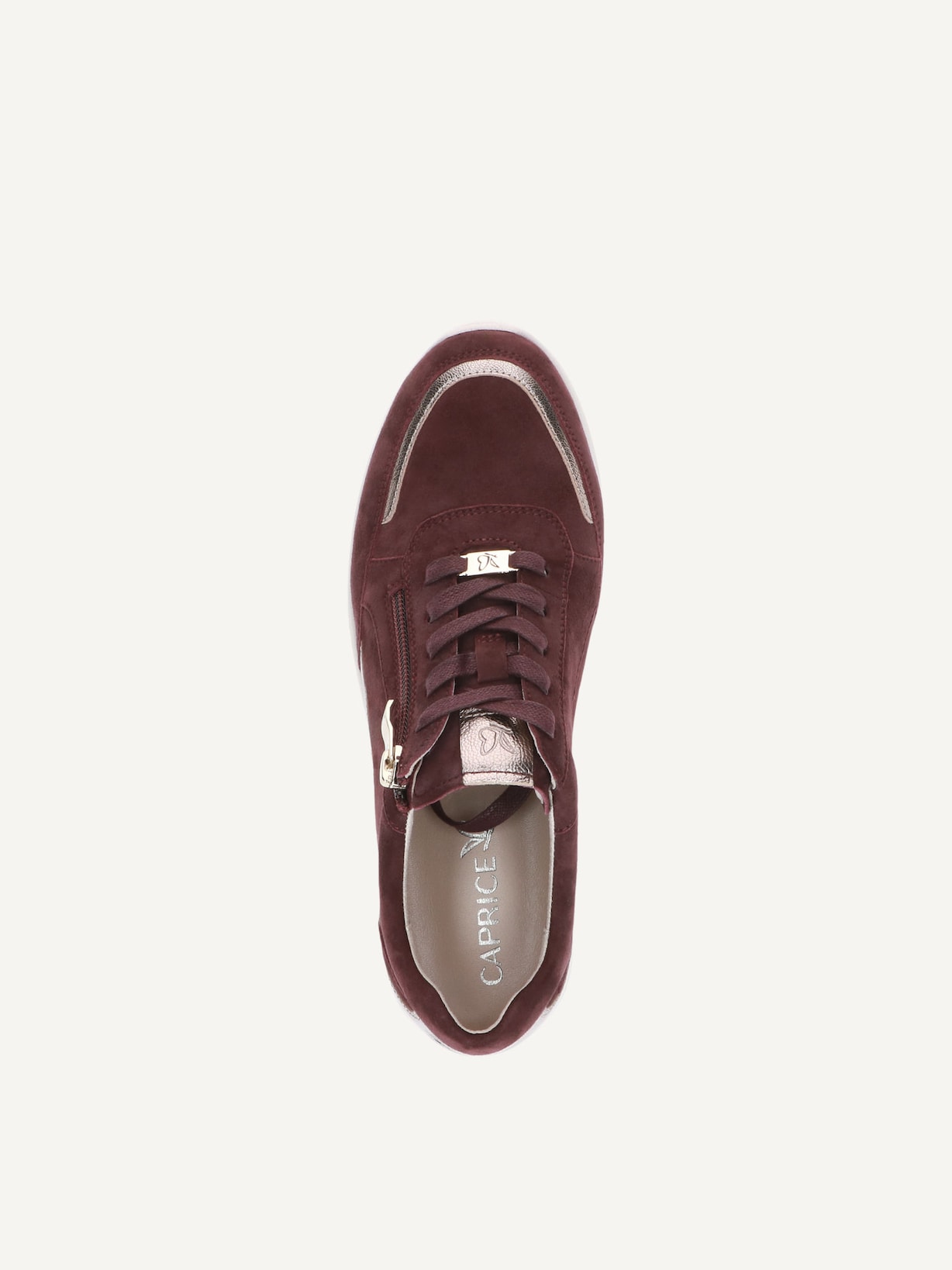 Caprice, Derbie en cuir - rouge BORDEAUX COMB, image 5 sur 6