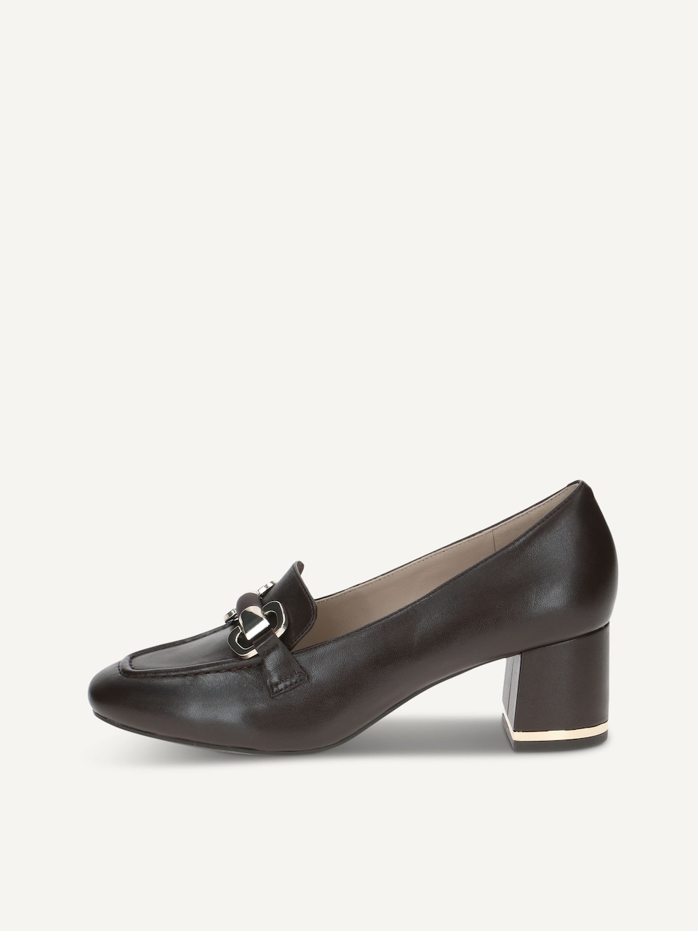 Caprice, Slipper en cuir - marron DK BROWN NAPPA, image 1 sur 6