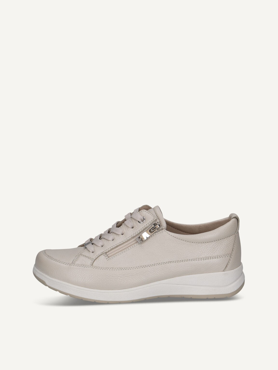 Caprice, Leather Low shoes - white PEARL NAPPA, image 2 of 5