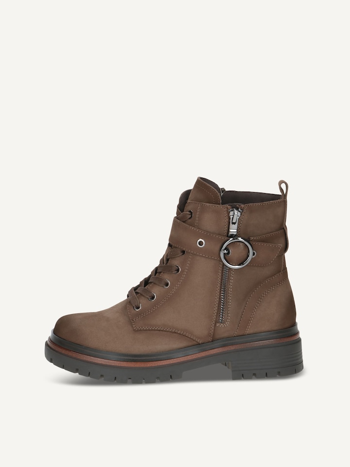 Caprice, Bottine en cuir - beige TAUPE NUBUC