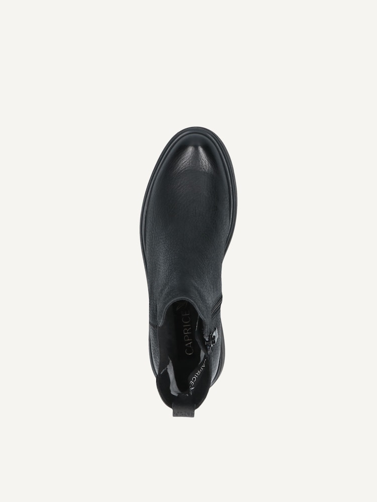 Caprice, Bottine Chelsea en cuir - noir BLACK NUBUC, image 4 sur 5