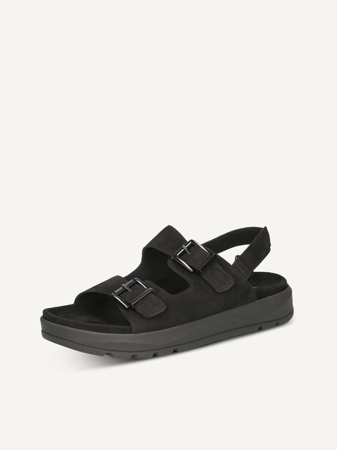 Caprice, Leather Sandal - black BLACK SUEDE, image 1 of 5