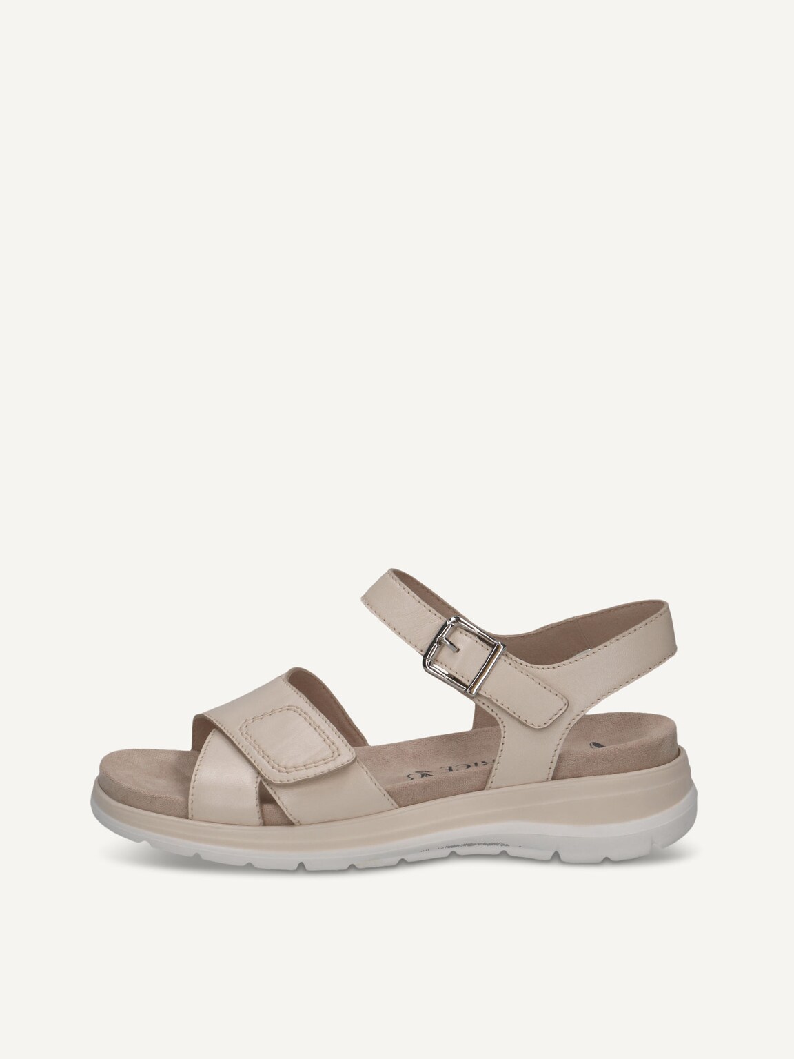 Caprice, Leather Sandal - beige CREAM PERLATO, image 2 of 5