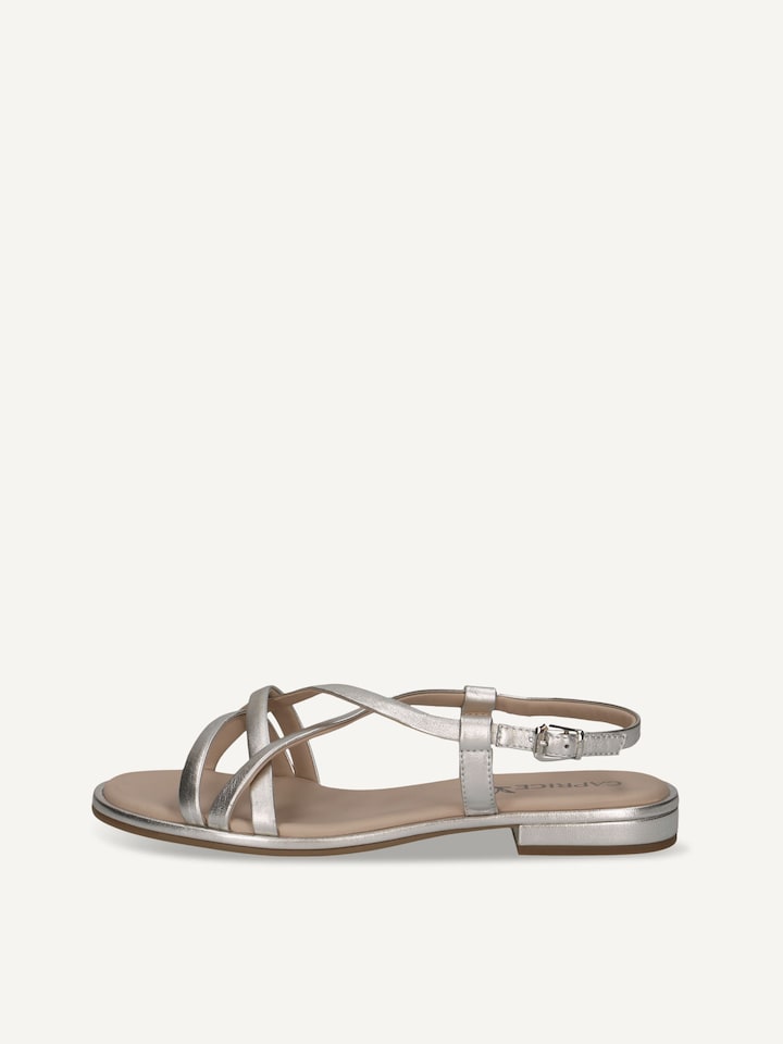 Caprice, Sandale en cuir - métallique PEARL METALLIC