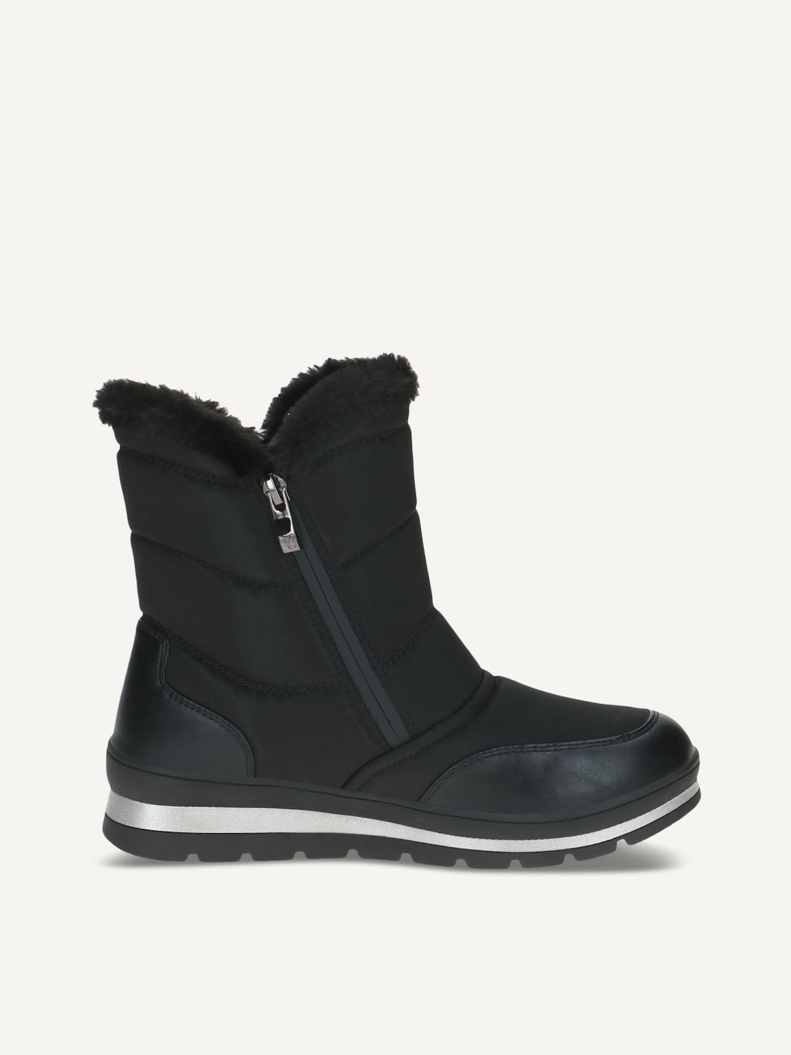 Caprice, Bootie - black warm lining BLACK COMB, image 3 of 5