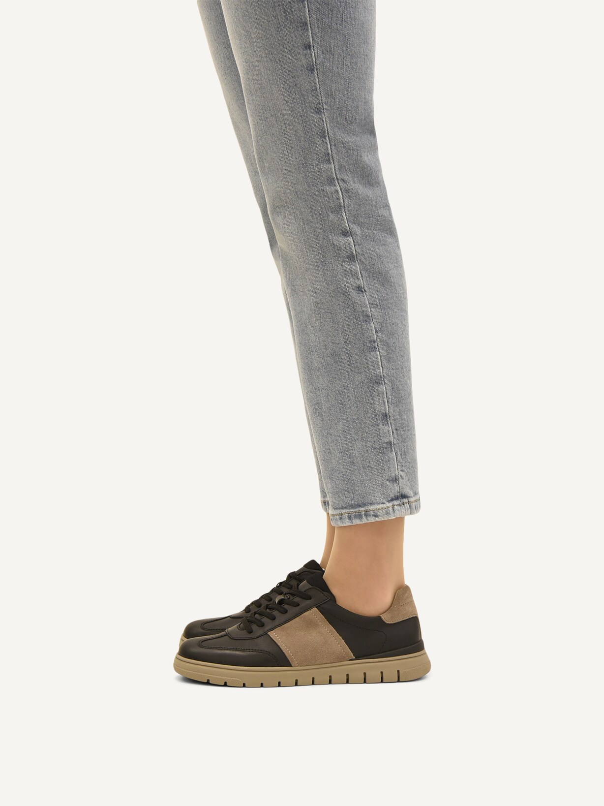 Caprice, Lädersneaker - svart BLACK COMB, bild 2 av 6