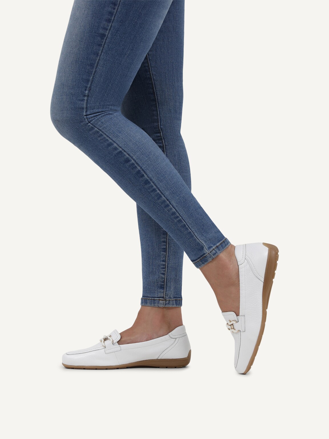 Caprice, Leather Slipper - white WHITE DEER, image 2 of 6
