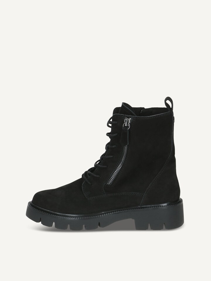 Caprice, Bottine en cuir - noir BLACK NUBUC