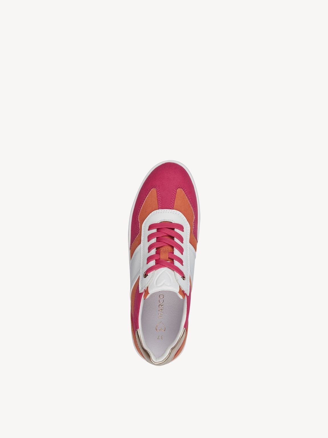 Marco Tozzi, Sneaker - bianco WHITE/PINK, immagine 4 di 7