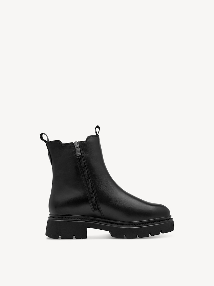 Marco Tozzi, Leder Chelsea Boot - schwarz Warmfutter BLACK, Bild 7 von 7