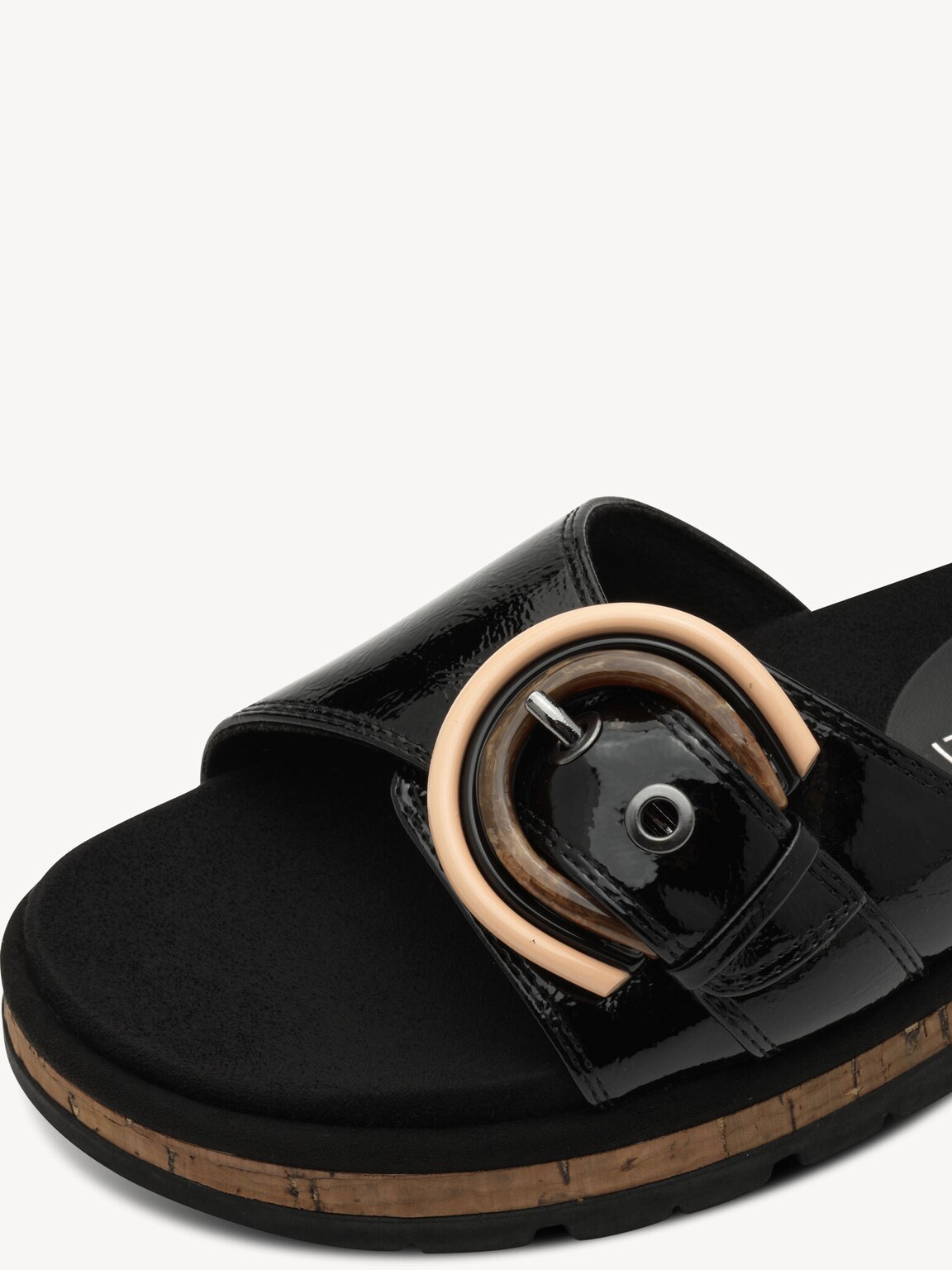 Marco Tozzi, Ciabatte - nero BLACK PATENT, immagine 5 di 6