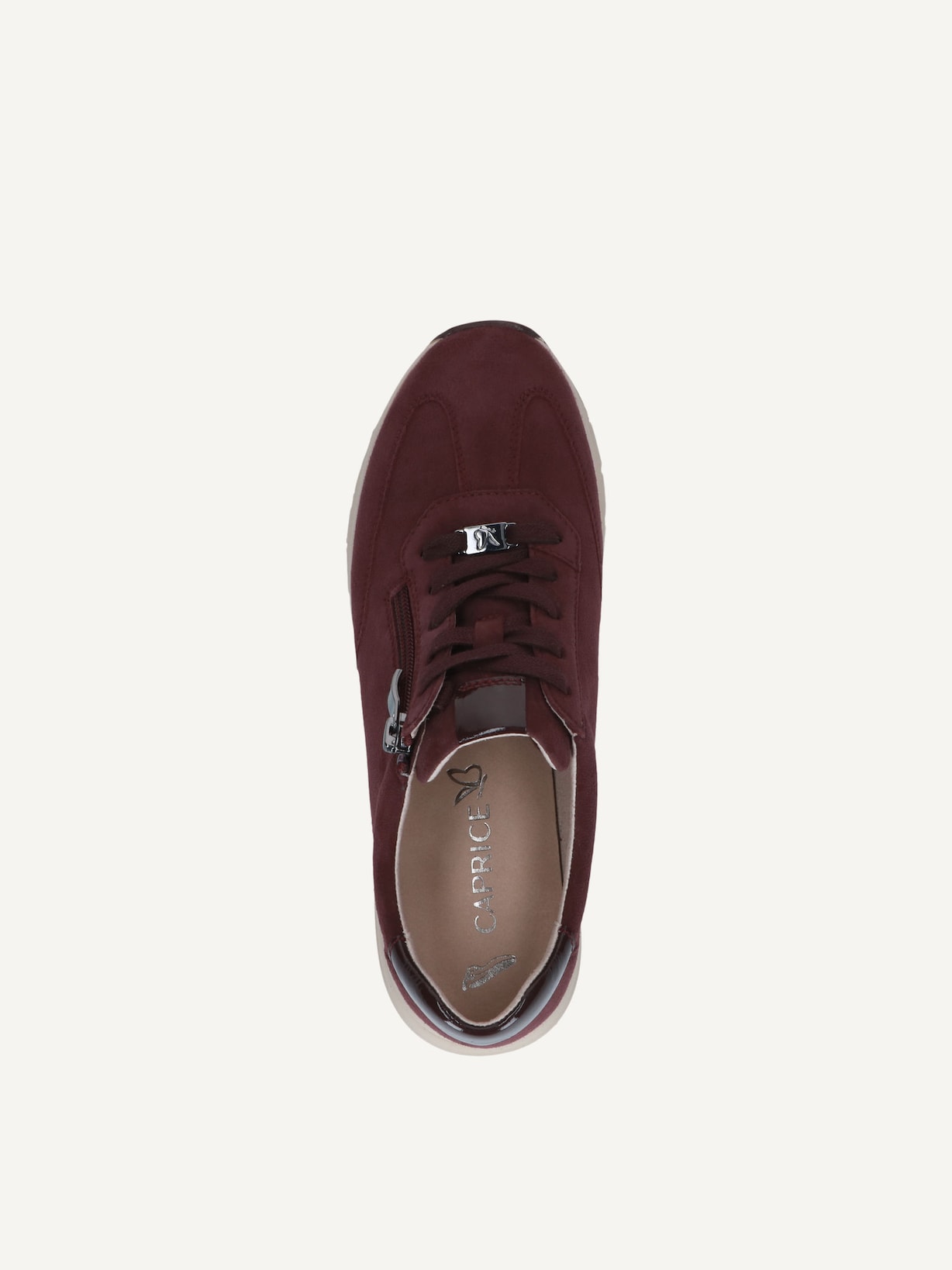 Caprice, Ledersneaker - rot BORDEAUX COMB, Bild 4 von 5
