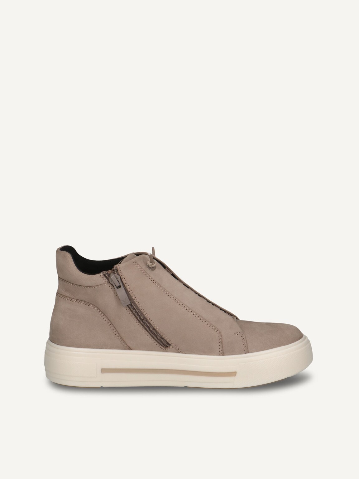Caprice, Leather Sneaker - brown MUD NUBUC, image 3 of 5