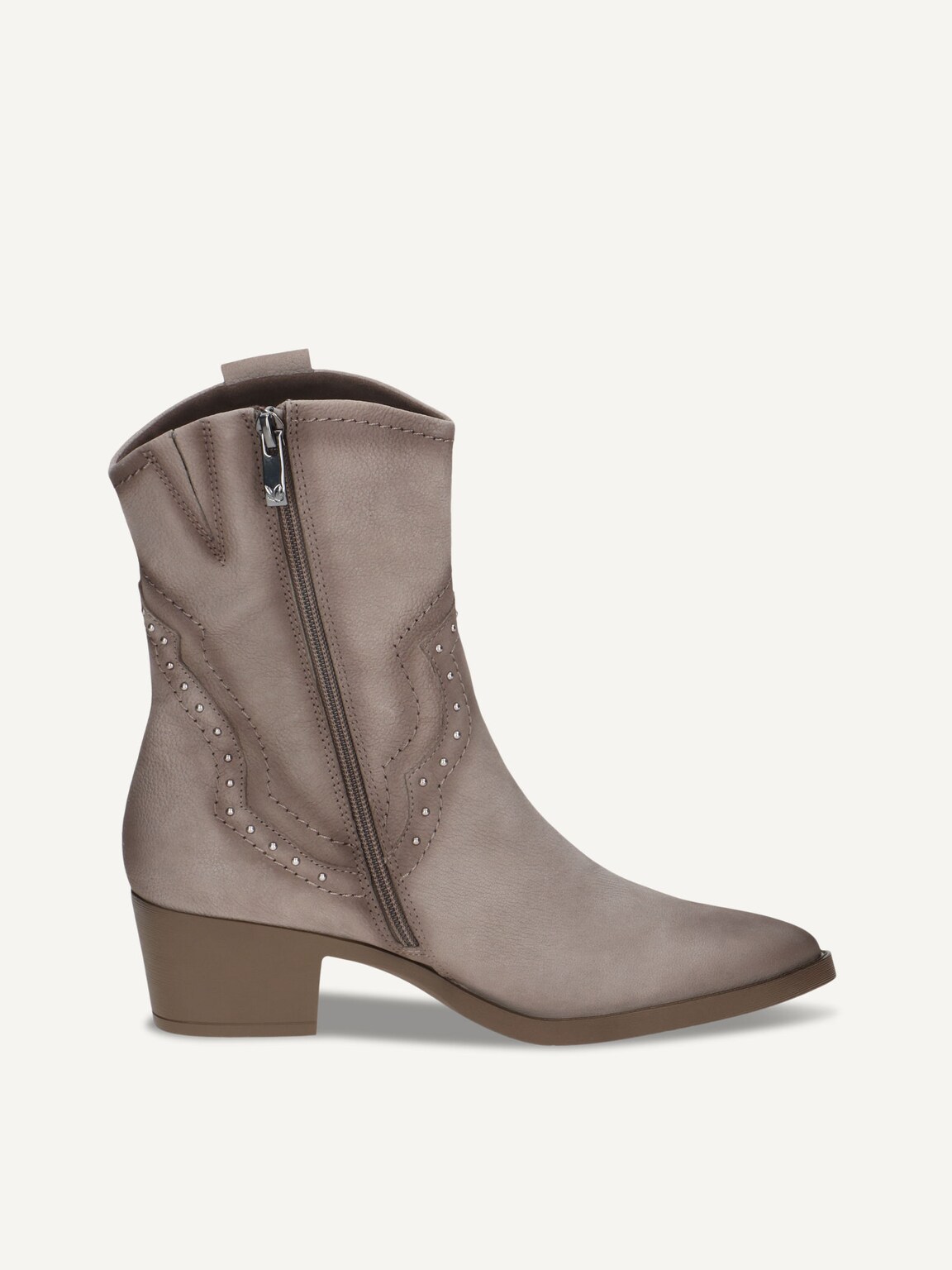 Caprice, Leather Bootie - beige TAUPE NUBUC, image 3 of 5