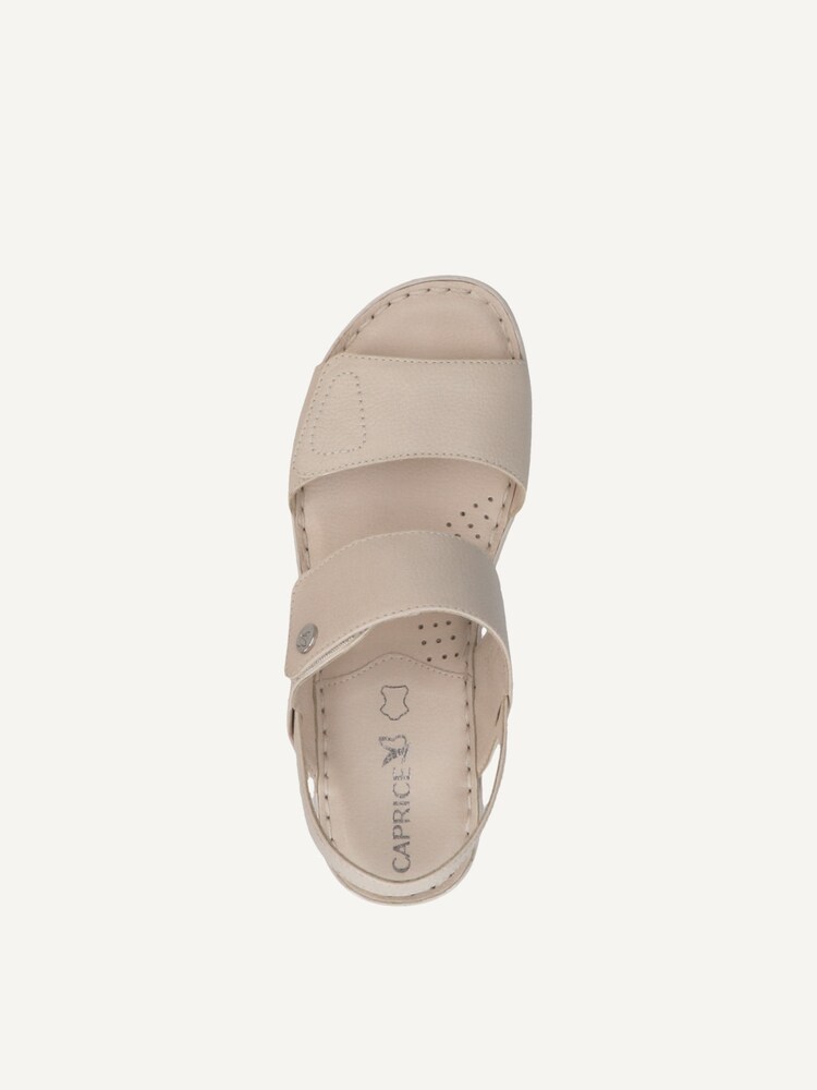 Caprice, Sandale à talon en cuir - blanc PEARL NAPPA, image 5 sur 6