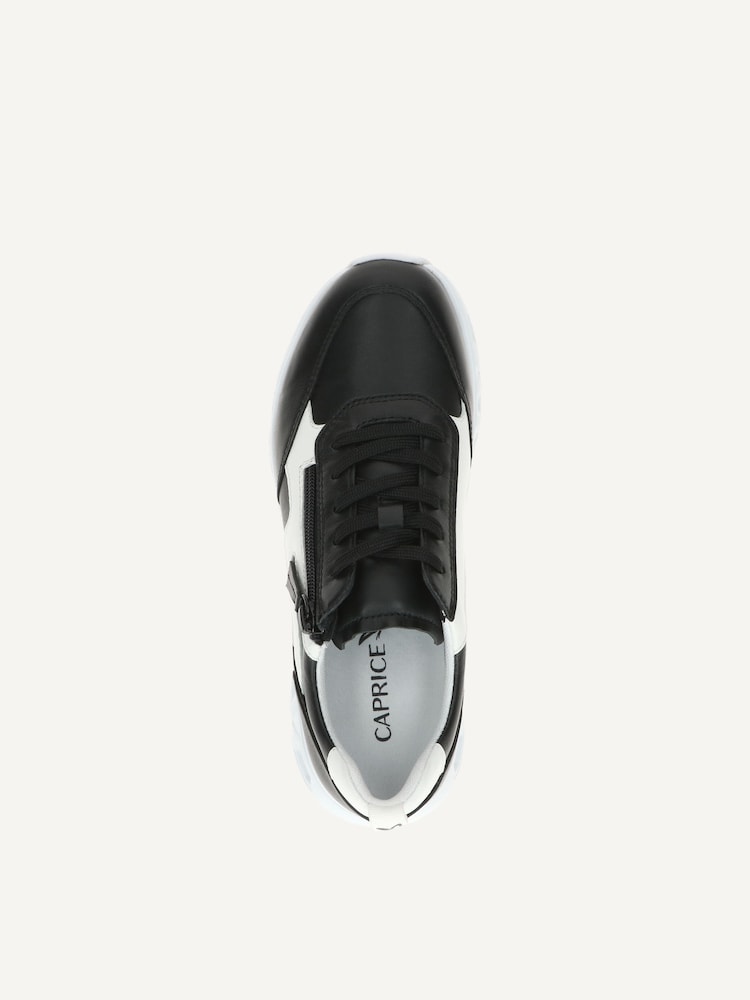 Caprice, Basket en cuir - noir BLACK/WHITE, image 4 sur 5