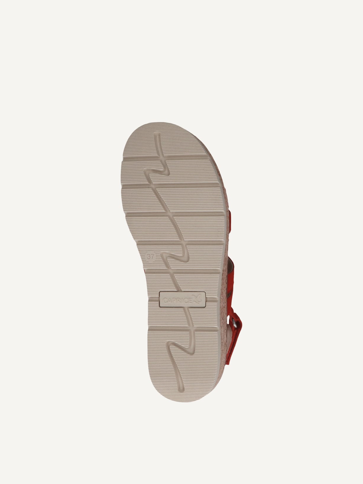 Caprice, Sandale - rouge RED SUEDE, image 5 sur 5