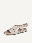 Not selected, Caprice, Leather Sandal - white OFFWHITE NAPPA
