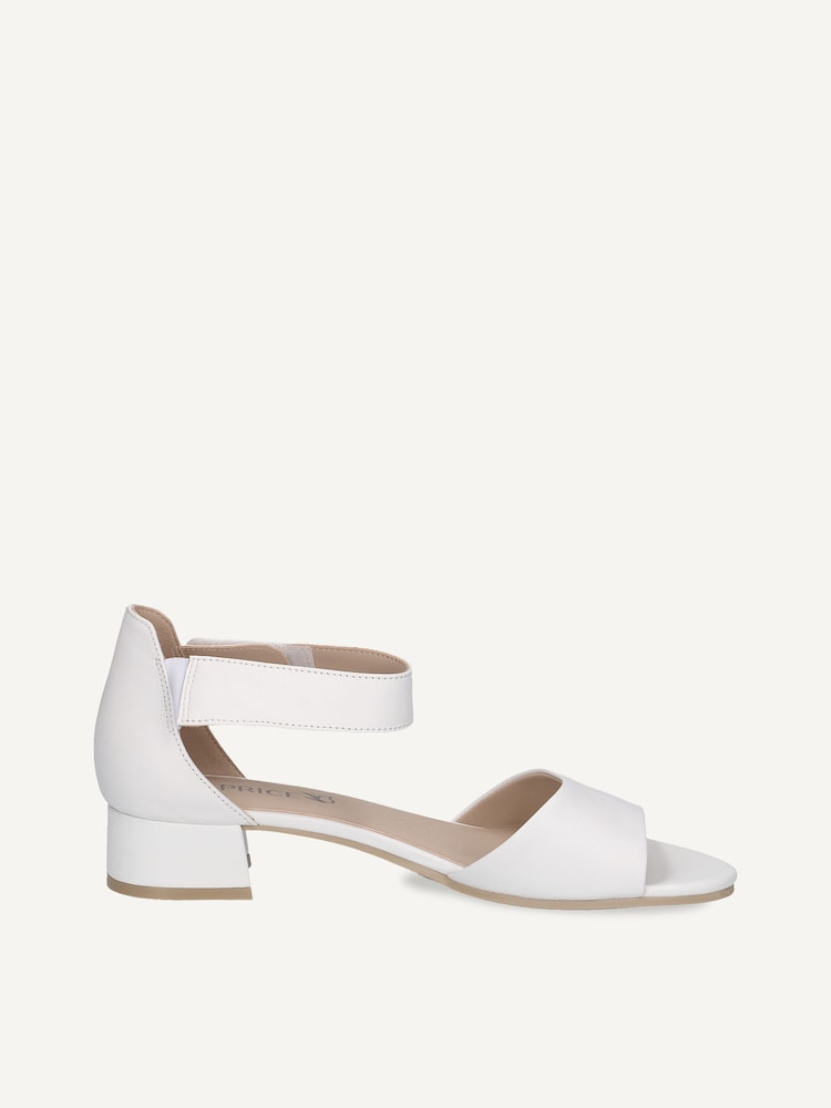 Caprice, Sandale à talon en cuir - blanc WHITE NAPPA, image 3 sur 5