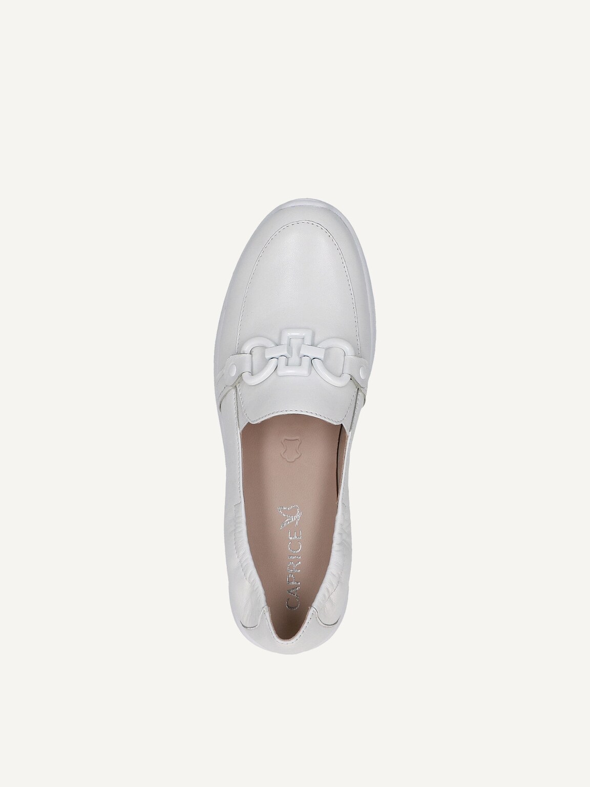 Caprice, Leather Slipper - white WHITE SOFTNAP., image 5 of 5
