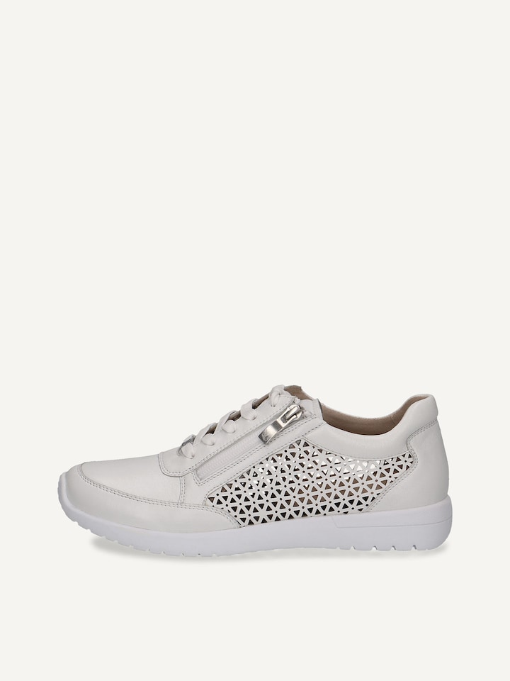 Caprice, Basket en cuir - blanc WHITE NAPPA