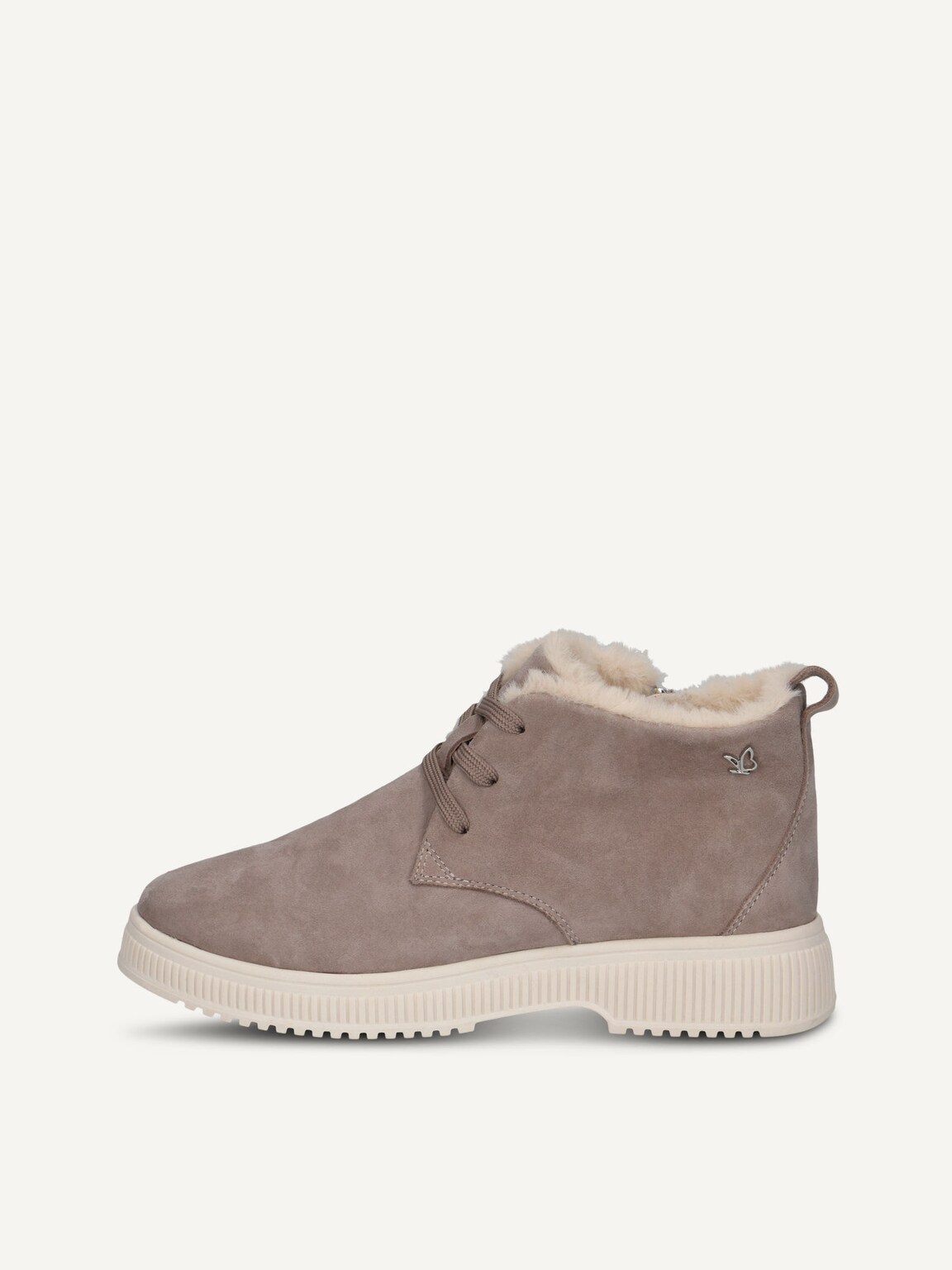 Caprice, Leather Bootie - brown warm lining TAUPE SUEDE, image 2 of 5